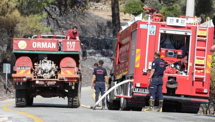 Muğla’daki orman yangını 4’üncü gününde (3)