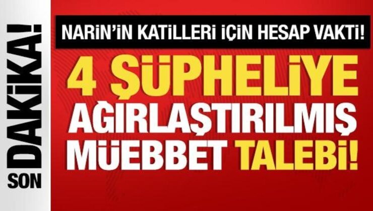 Narin Güran davasında iddianame hazırlandı: 4 isme ağırlaştırılmış müebbet istemi