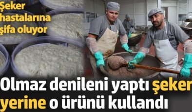 Olmaz denileni yaptı şeker yerine o ürünü kullandı. Şeker hastalarına şifa oluyor