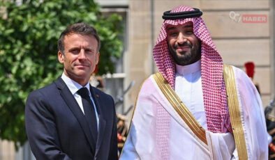 Prens Selman ve Macron’dan Orta Doğu telefonu