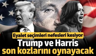 Trump ve Harris son kozlarını oynayacak: Eyalet seçimleri nefesleri kesiyor